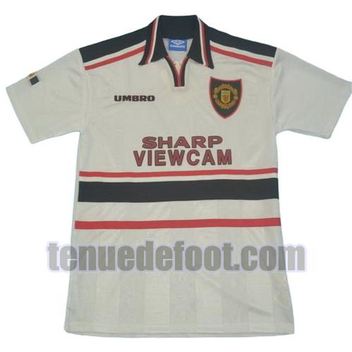 maillot manchester united 1998-2000 domicile manche courte rouge