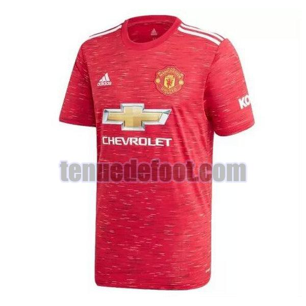 maillot manchester united 2020-2021 domicile rouge