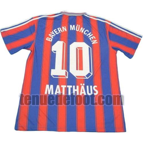 maillot matthaus 10 bayern munich 1995-1997 domicile rouge