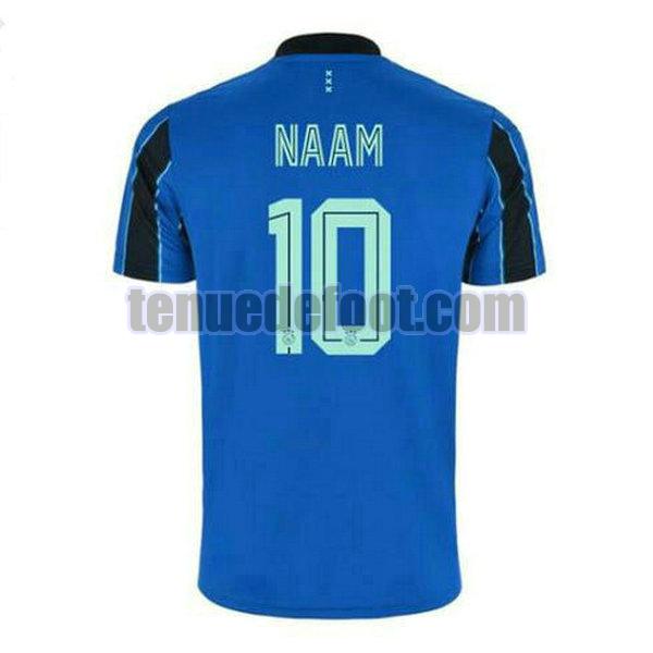 maillot met eigen naam en nummer 10 afc ajax 2021 2022 exterieur bleu bleu