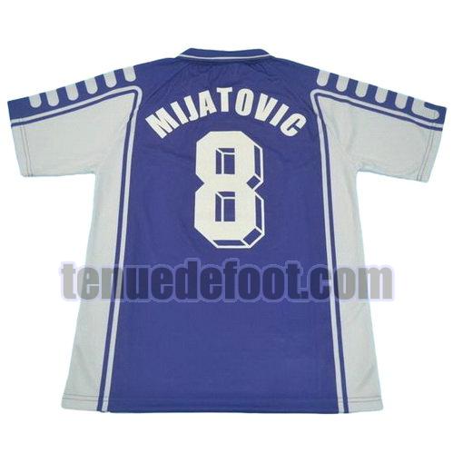 maillot mijatovic 8 acf fiorentina 1999-2000 domicile pourpre