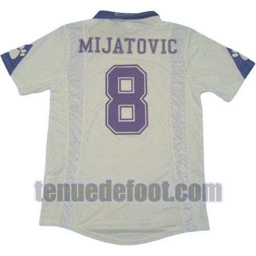 maillot mijatovic 8 real madrid 1997-1998 domicile blanc