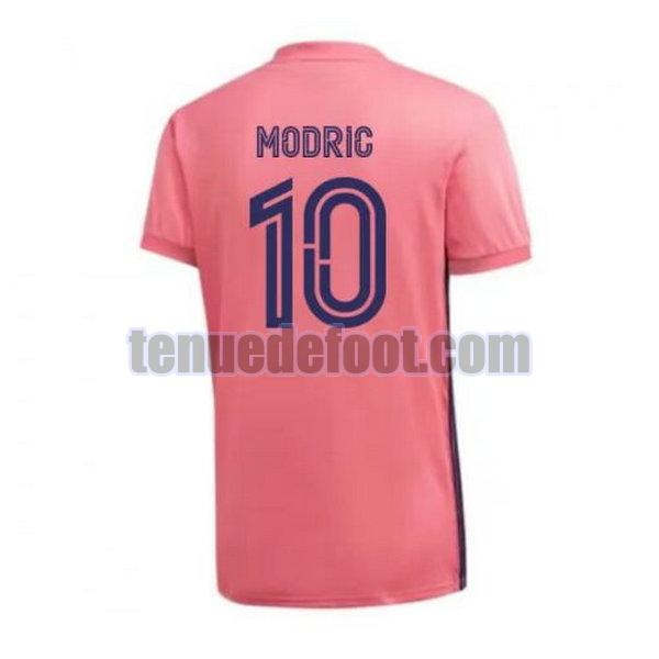 maillot modric 10 real madrid 2020-2021 exterieur rose