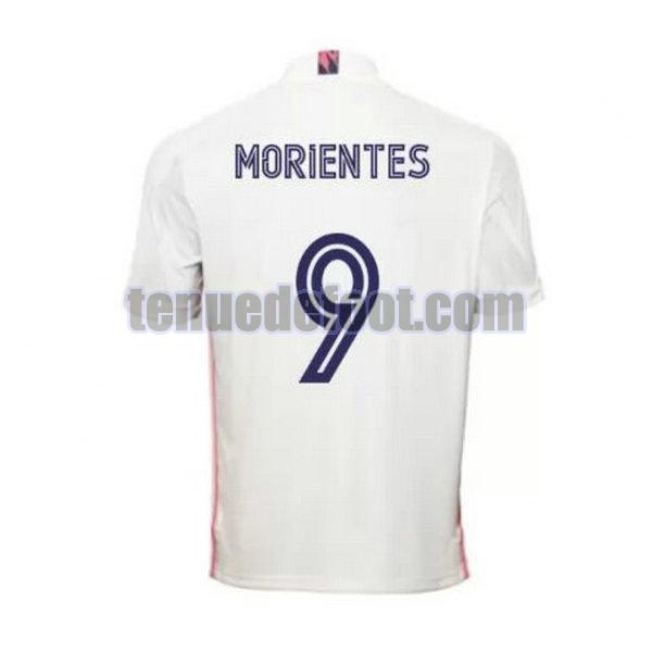 maillot morientes 9 real madrid 2020-2021 domicile blanc