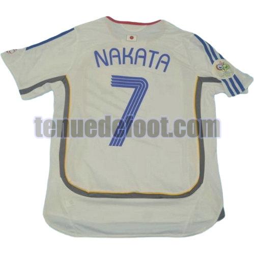 maillot nakata 7 japon coupe du monde 2006 exterieur blanc