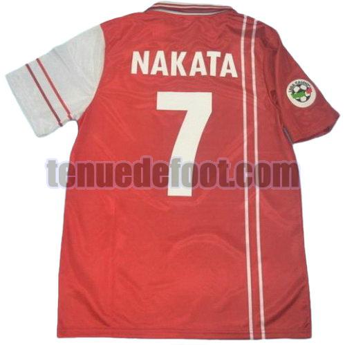 maillot nakata 7 pérouse 1998-1999 domicile rouge