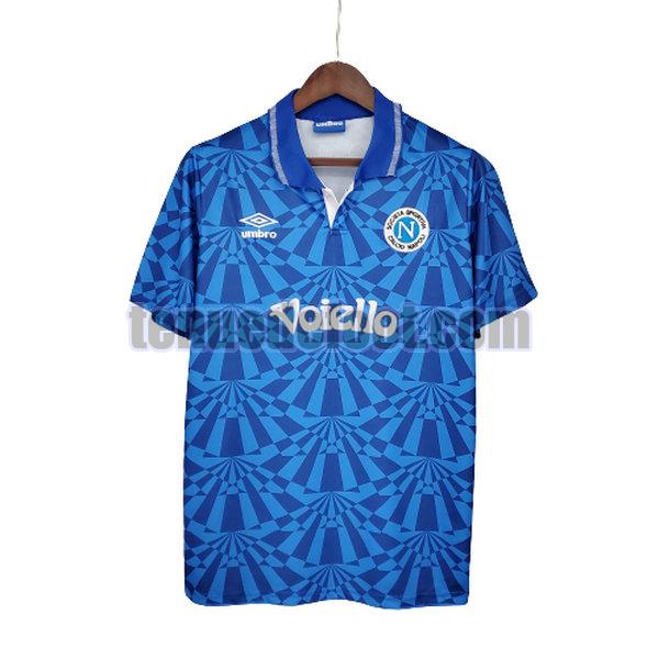 maillot naples 1991 93 domicile bleu bleu