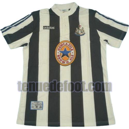 maillot newcastle united 1995-1997 domicile manche courte noir blanc