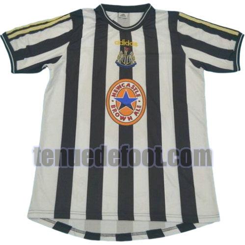 maillot newcastle united 1997-1999 domicile manche courte noir blanc