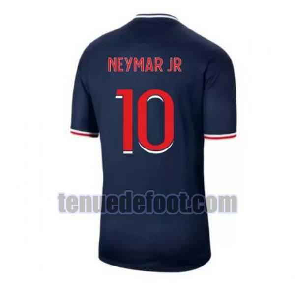 maillot neymar jr 10 paris saint germain 2020-2021 domicile bleu