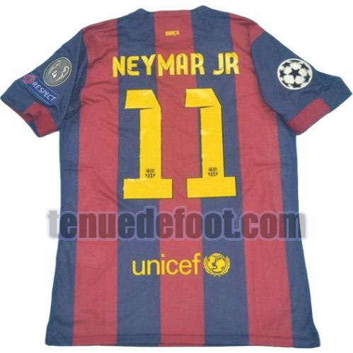 maillot neymar jr 11 fc barcelone 2014-2015 domicile rouge bleu