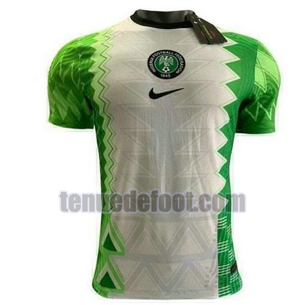 maillot nigeria 2020 domicile thaïlande vert-blanc