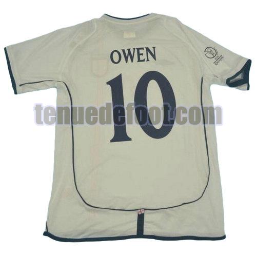 maillot owen 10 angleterre 2002 domicile blanc