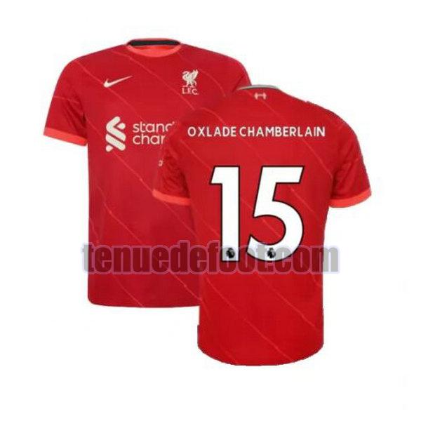 maillot oxlade chamberlain 15 liverpool 2021 2022 domicile rouge rouge