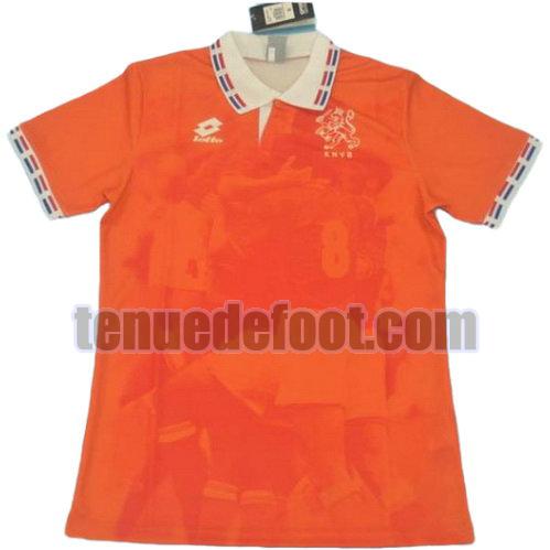 maillot pays-bas 1996 domicile manche courte orange