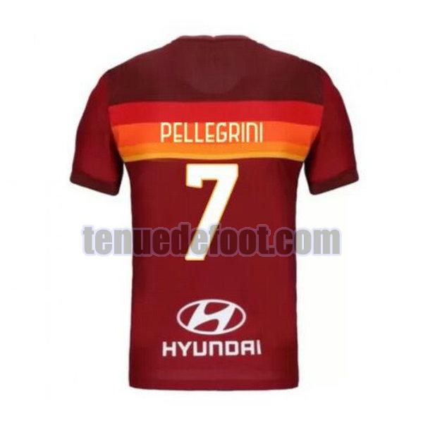 maillot pellegrini 7 as rome 2020-2021 priemra rouge