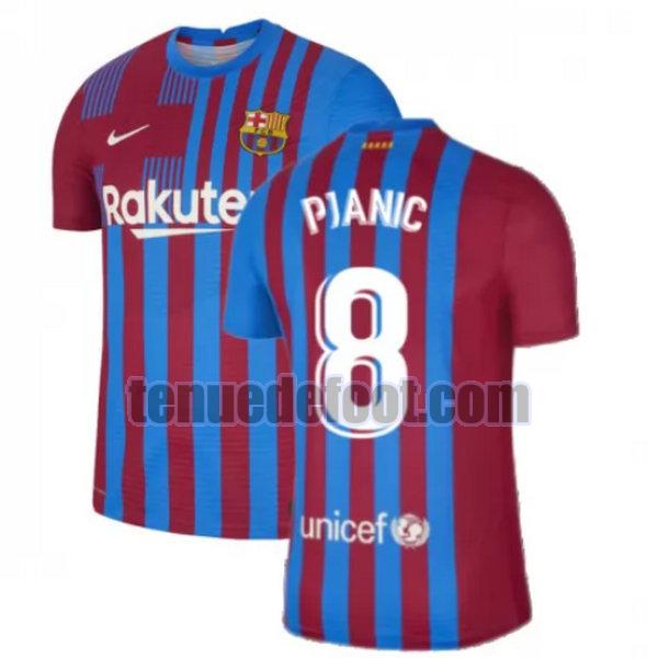 maillot pjanic 8 barcelone 2021 2022 domicile rouge blanc rouge blanc