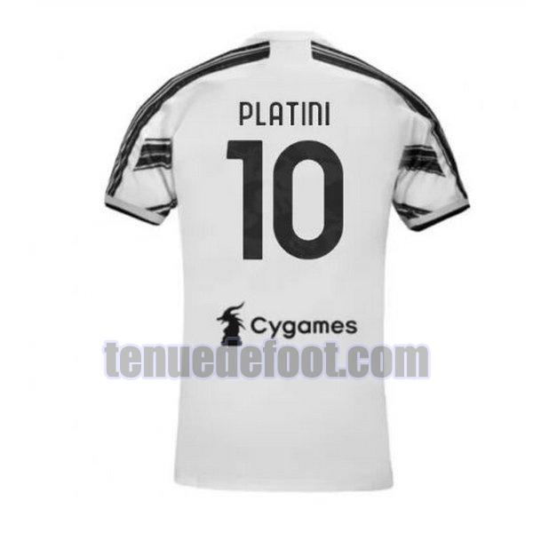 maillot platini 10 juventus 2020-2021 domicile blanc