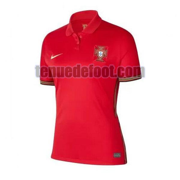 maillot portugal 2021 exterieur femmes rouge