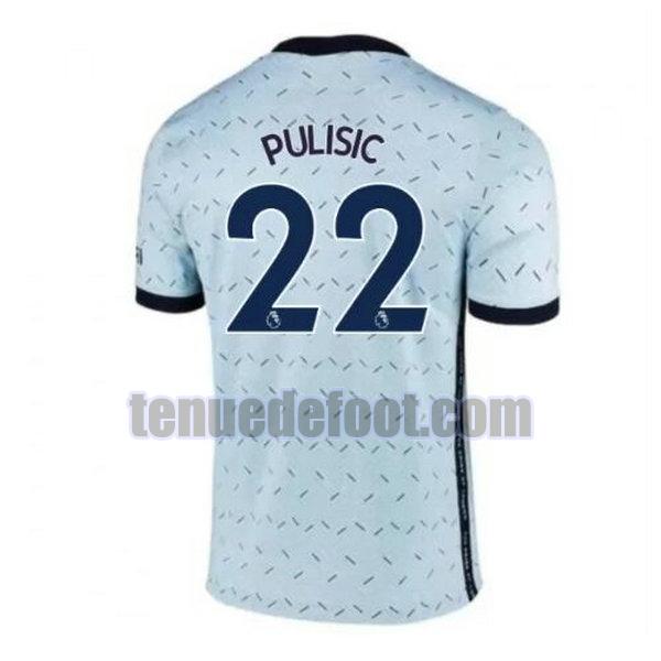 maillot pulisic 22 chelsea 2020-2021 exterieur bleu