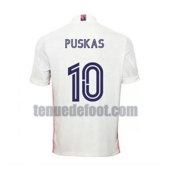 maillot puskas 10 real madrid 2020-2021 domicile blanc