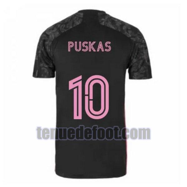 maillot puskas 10 real madrid 2020-2021 troisième noir noir
