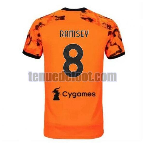 maillot ramsey 8 juventus 2020-2021 troisième orange