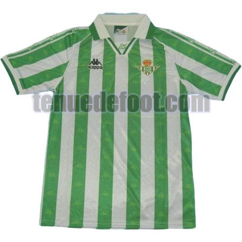 maillot real betis 1995-1997 domicile manche courte vert blanc