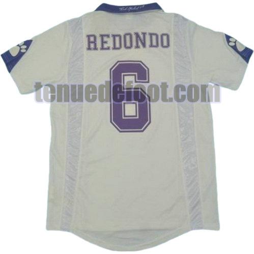 maillot redondo 6 real madrid 1997-1998 domicile blanc