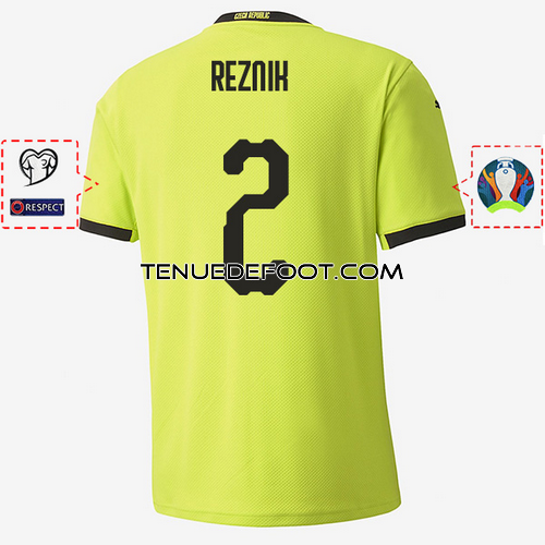 maillot reznik 2 Tchèque mondial 2020 exterieur