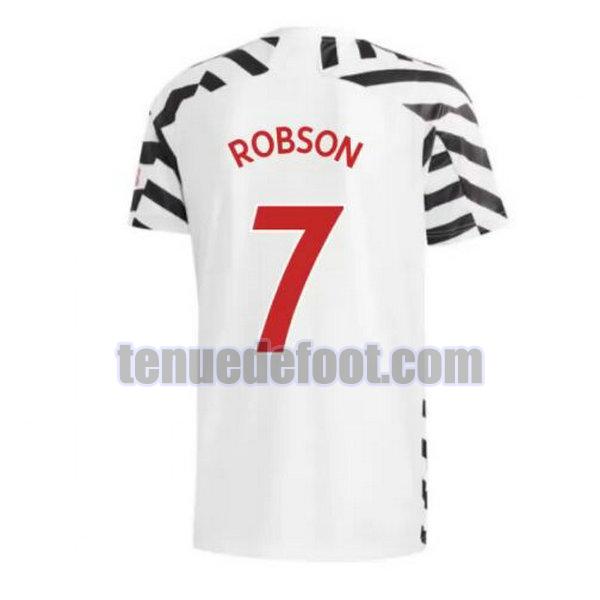 maillot robson 7 manchester united 2020-2021 troisième noir