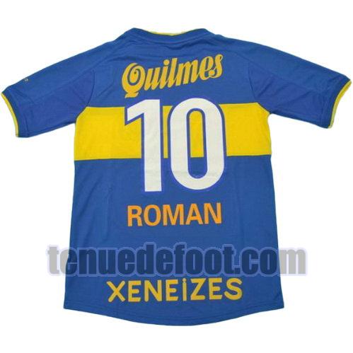 maillot roman 10 boca juniors 2000 domicile bleu