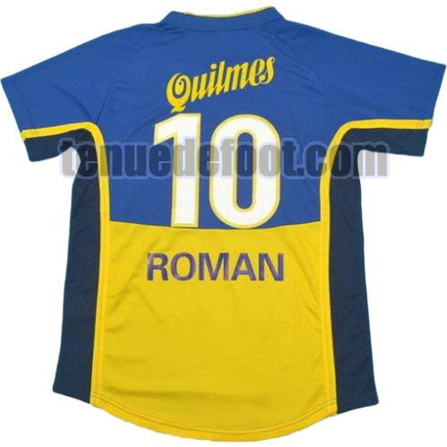 maillot roman 10 boca juniors 2001 domicile bleu