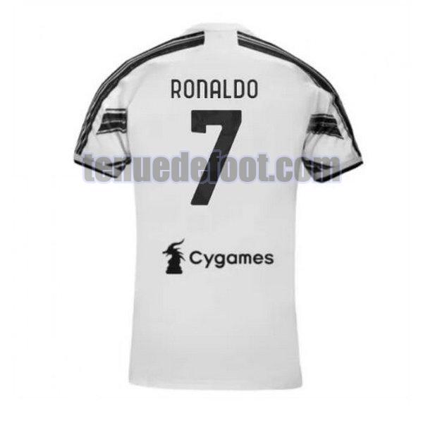maillot ronaldo 7 juventus 2020-2021 domicile blanc
