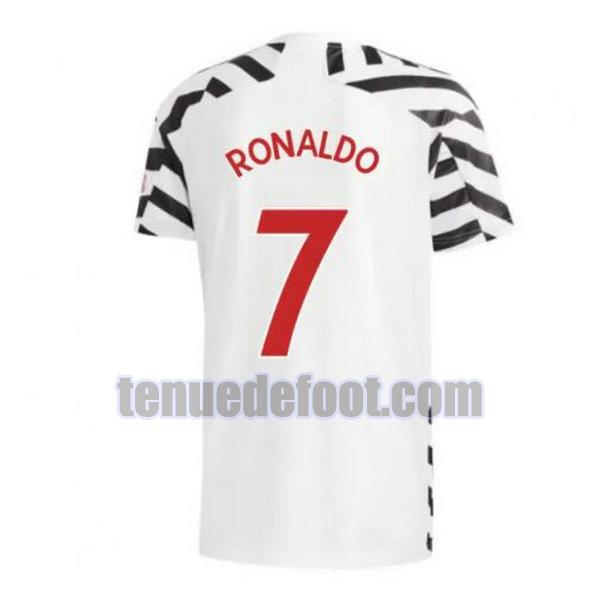 maillot ronaldo 7 manchester united 2020-2021 troisième noir