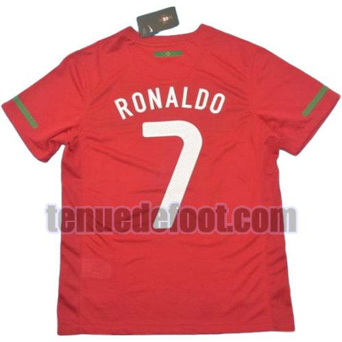 maillot ronaldo 7 portugal coupe du monde 2010 domicile rouge