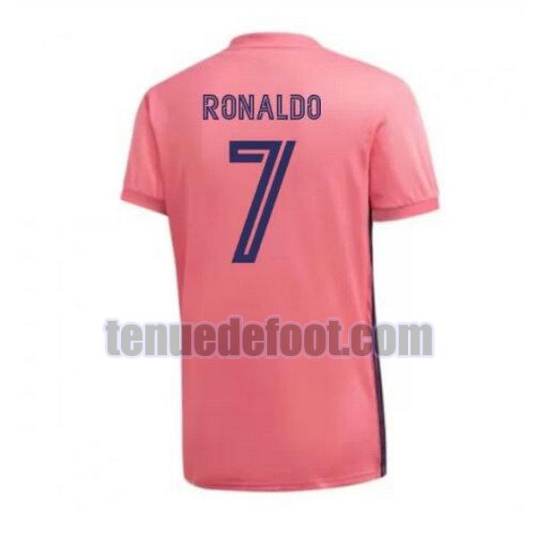 maillot ronaldo 7 real madrid 2020-2021 exterieur rose
