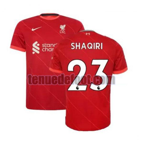 maillot shaqiri 23 liverpool 2021 2022 domicile rouge rouge