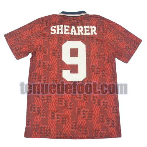 maillot shearer 9 angleterre 1994 exterieur rouge