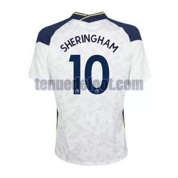 maillot sheringham 10 tottenham hotspur 2020-2021 domicile blanc