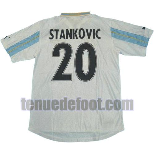 maillot stankovic 20 ss lazio 2000-2001 domicile bleu