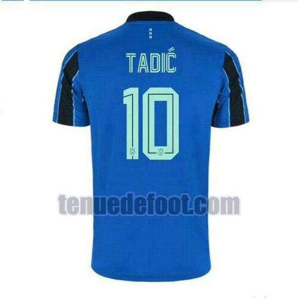 maillot tadic 10 afc ajax 2021 2022 exterieur bleu bleu