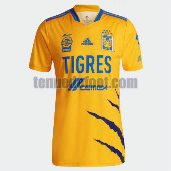 maillot tigres uanl 2021 2022 domicile jaune thaïlande jaune