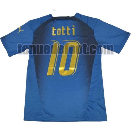 maillot totti 10 italie coupe du monde 2006 domicile bleu