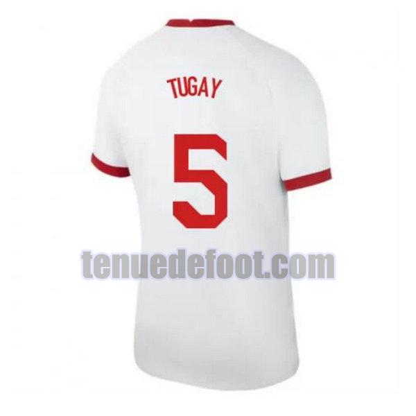 maillot tugay 5 turquie 2020 domicile blanc