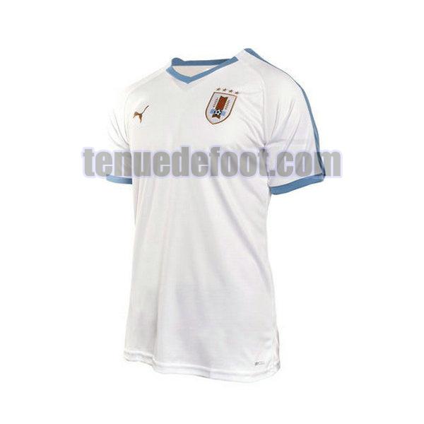 maillot uruguay 2020 exterieur blanc