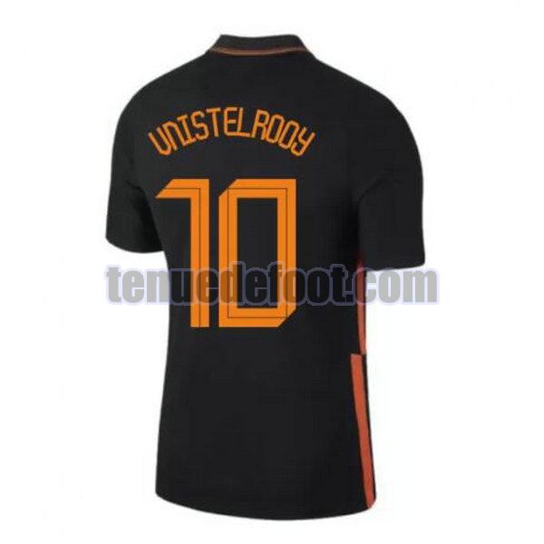 maillot v.nistelrooy 10 hollande 2020 exterieur noir