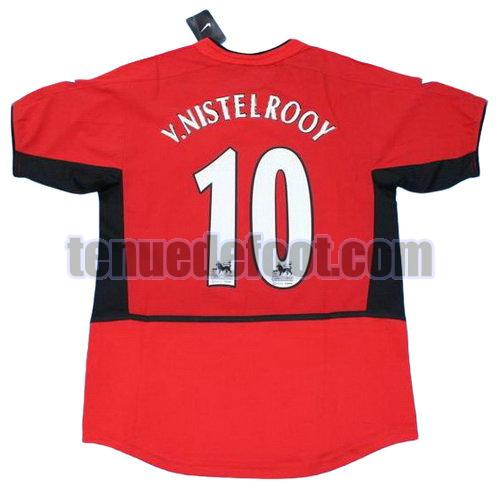 maillot v.nistelrooy 10 manchester united 2002-2004 domicile rouge