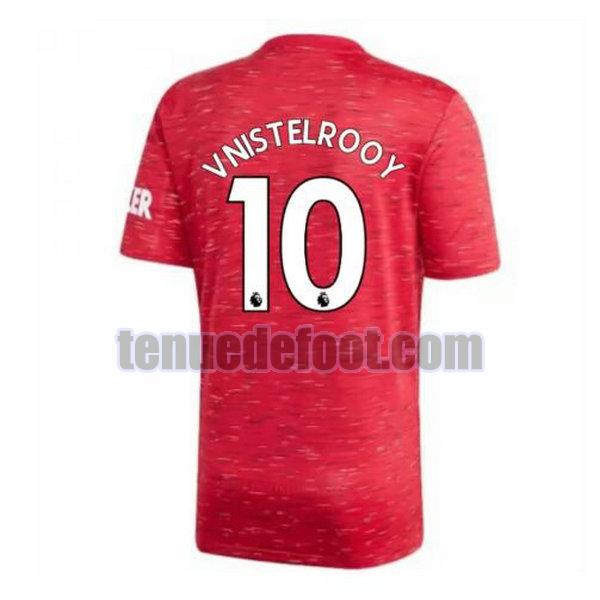 maillot v.nistelrooy 10 manchester united 2020-2021 domicile rouge