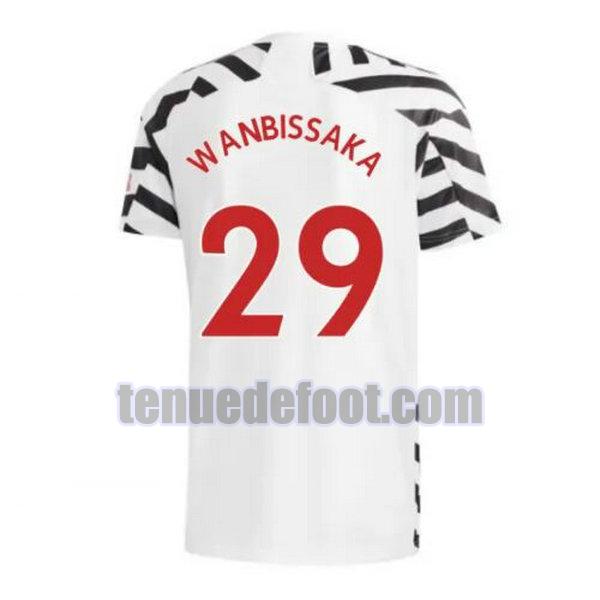 maillot wan-bissaka 29 manchester united 2020-2021 troisième noir